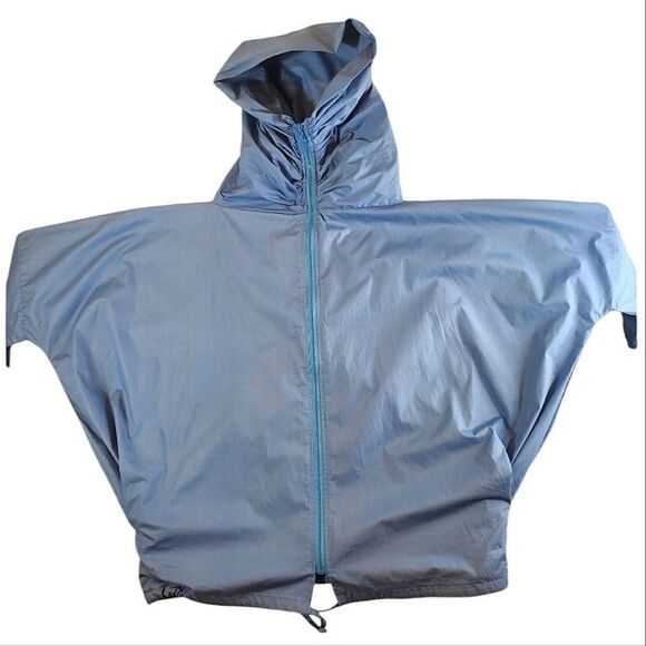 Hooded Poncho Jacket Women's One Size - Picture 12 of 17